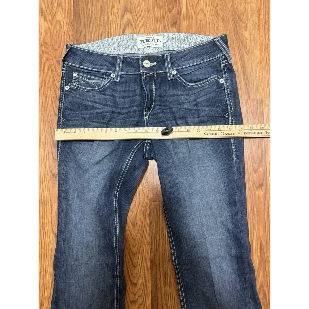 Ariat REAL Jeans Womens 29R Shayla Bootcut Arrow Fit Mid Rise Stretch Western